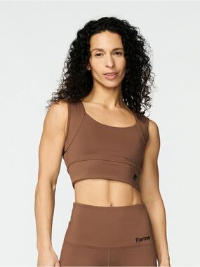 Forme Power Bra in Espresso Brown, Size Medium and XS available Women’s